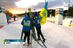 Україна взяла золото на чемпіонаті Європи з біатлону, скрін з відео