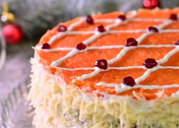 Салат "Арлекин", кадр из видео