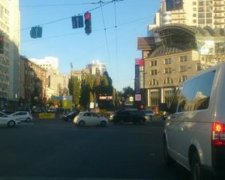 У Києві перекрили бульвар Шевченка