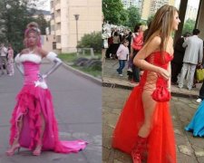 Випускний в Україні 2017: найсмішніші сукні минулих років