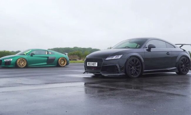 ABT’s 610 HP Audi TT RS Challenge An Audi R8 V10