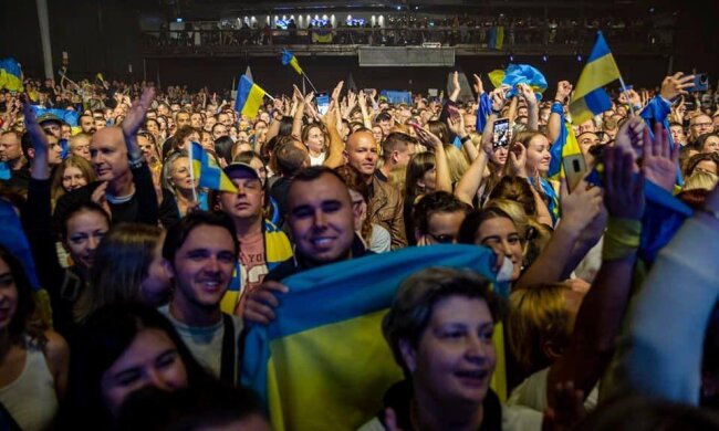 Украинцы на концерте "Океан Ельзи", фото из соцсетей