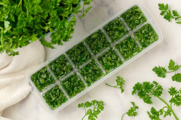 Заготовка зелени на зиму, кадр из видео