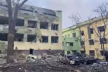 Пологовий будинок в Маріуполі, який знищили окупанти