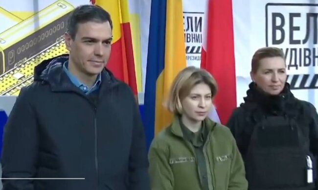 Прем'єр-міністри Данії та Іспанії, фото: скріншот з відео
