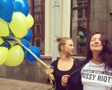 Российские феминистки отправили "воздушный поцелуй" Сенцову