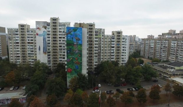 Украинский художник подарил Киеву очередной мурал