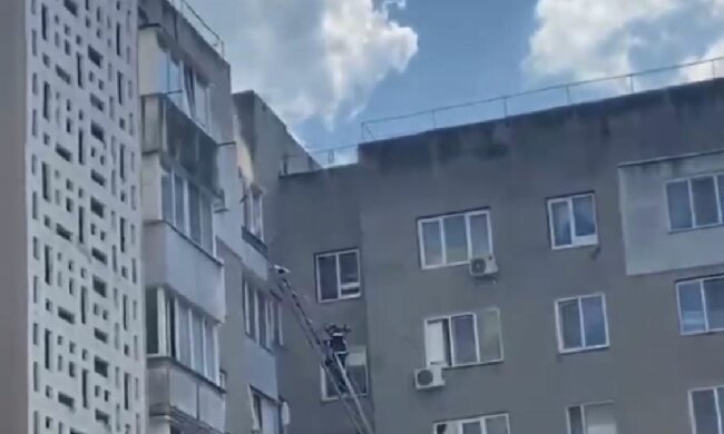 Пожежа в Одесі, скріншот: YouTube