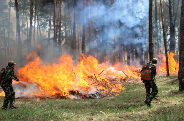пожарная опасность в Украине