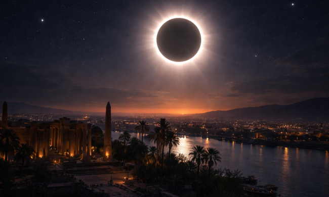 Солнечное затмение, изображение: Знай.ua