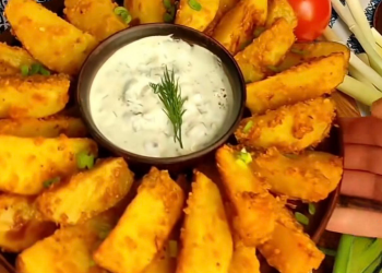 Хрустящий картофель по-крестьянски: фото скрин рецепта