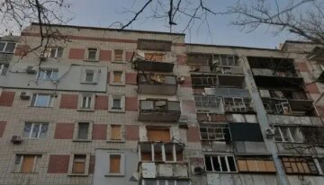 Зруйнований будинок у Херсоні