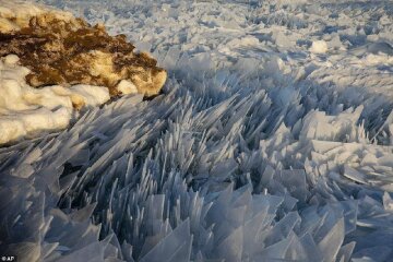 Озеро Мичиган, фото - телеграм-канал National Geographic