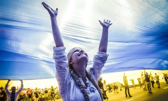 В Литве и Великобритании оригинально поздравили украинцев с Днем Независимости