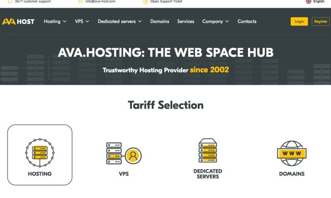 AvaHost: Лидер Хостинговой Индустрии с 2002 года