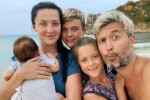 Сергій Бабкін з дружиною та дітьми