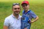 Тарас Тополя с сыном, фото - UNFPA Ukraine