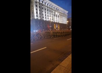 Парад ко Дню Независимости, скриншот: Telegram