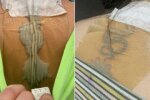 Вона не дбала про своє свіже татуювання (Зображення: ТікТок)