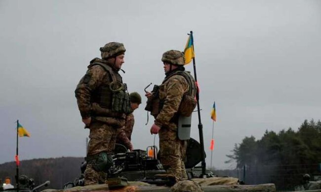 украинские военные