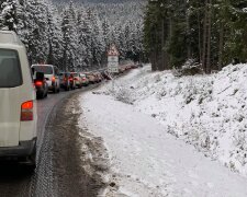 Пробка на шляху до Буковеля, фото: Facebook Ярослав Іваночко