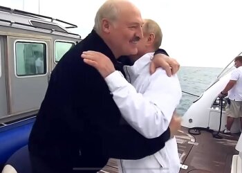 Лукашенко и путин, фото: скриншот из видео