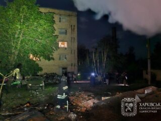 Наслідки удару по Харкову: пошкоджені будинки