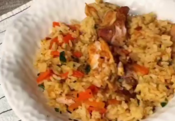 Плов в рукаве, кадр из видео