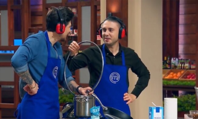 Тарас Тополя і Сергій Середа, скріншот з МастерШеф