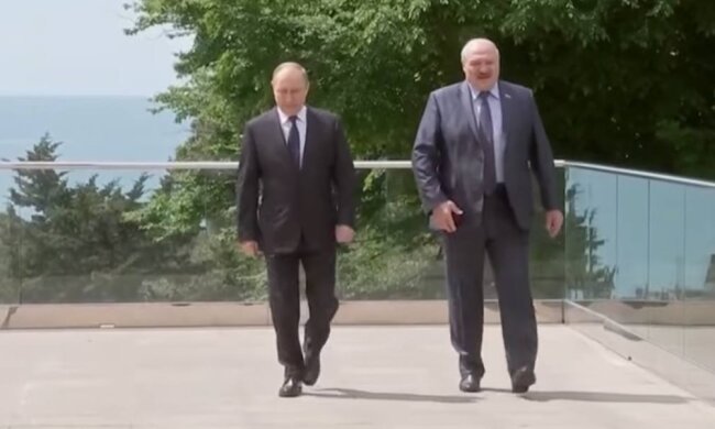 путин и Лукашенко, фото: скриншот из видео