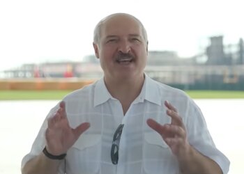 Олександр Лукашенко, скріншот з відео