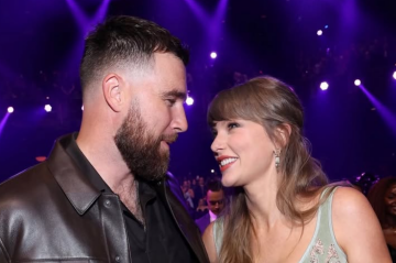 Тейлор Свифт и Тревис Келси, фото из соцсетей