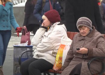 Пенсионерки, кадр из видео