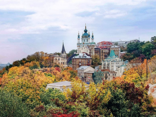 Київ, церква, осінь, фото із соцмереж