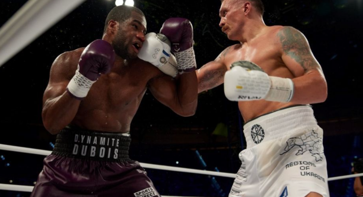 Александр Усик и Даниэль Дюбуа, фото: Фото Piotr Duszczyk / boxingphotos.pl