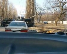 У Макіївці зіткнулися два танки окупантів