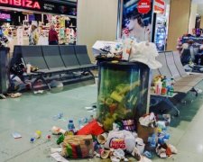 Аеропорт Ібіци потонув у відходах