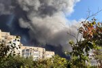 Последствия атаки по Одессе — пожар в гипермаркете