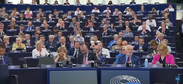 Европарламент, фото: скриншот из видео