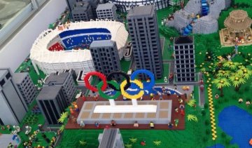 LEGO построила игрушечный олимпийский город