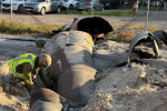 Атака на Київ, ракета в Дарницькому районі, фото: Нацполіція