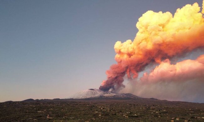 Вулкан Етна / фото: соцмережі