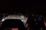 Инцидент на ночных гонках, фото YouTube