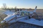 Падение самолета на Киевщине, фото Национальная полиция