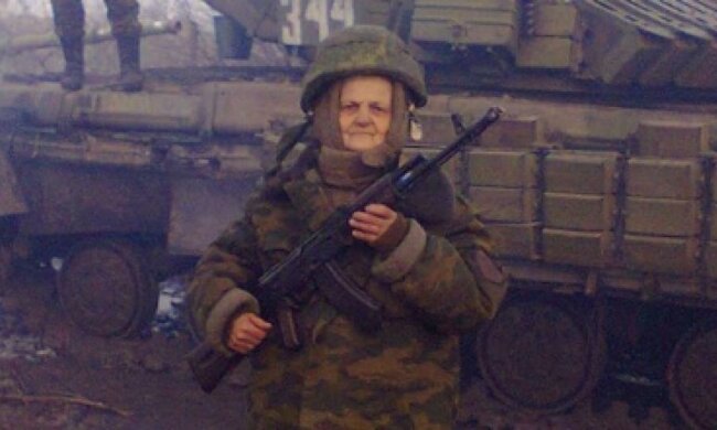 Бойовики переодягають і озброюють бабусь (фото)