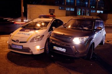 Prius зіткнувся з попуткою в Дніпрі