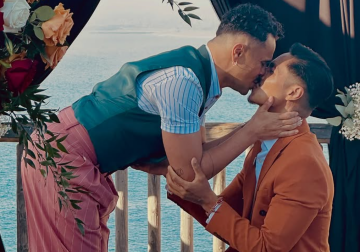 Франсиско Гомес з нареченим, фото з соцмереж