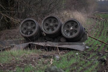 Разбитый танк. Фото: Telegarm