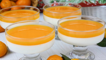 Мандаринова пана-кота: фото скрін Ютуб