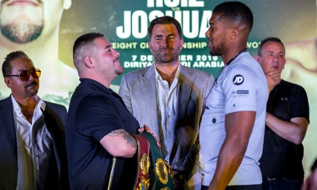 Руис и Джошуа впервые встретились перед реваншем, Boxingscene